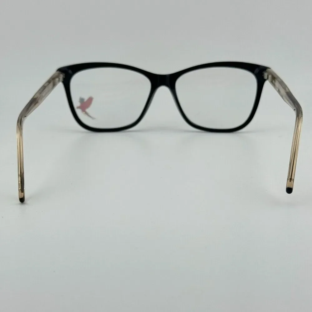 Maui Jim Eyeglasses Frames MJO2122-02P Black Clear Fade Cat Eye 53-16-135 H12313